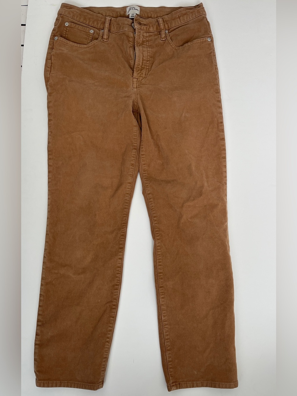 J. Crew women’s Straight leg  Corduroy Pants in Tan Sz 29